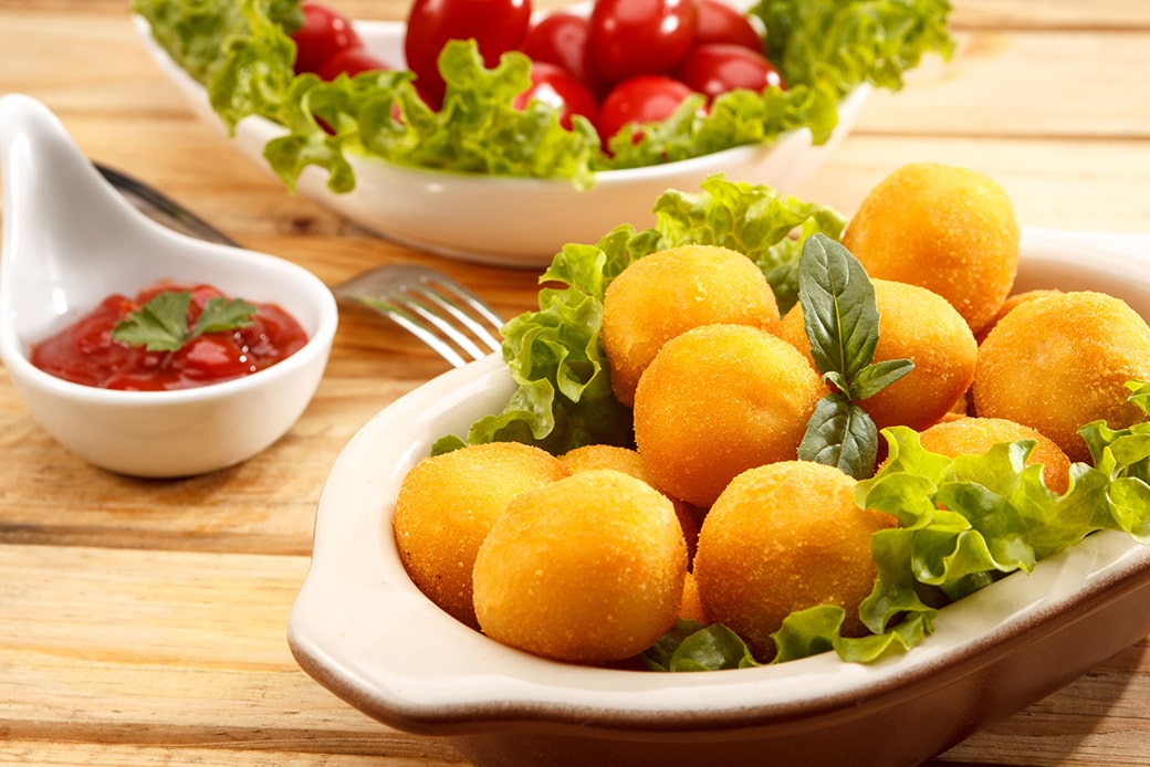 Хрустящие шарики из кукурузной крупы